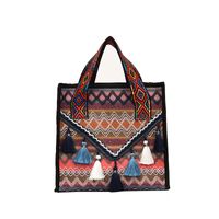 Women's Medium Canvas Ethnic Style Tote Bag main image 3