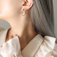 Einfacher Stil Geometrisch Titan Stahl Ohrringe Edelstahl Ohrringe sku image 4