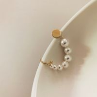 Simple Style Geometric Alloy Pearl Chain Ear Clips 1 Piece main image 3