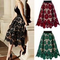 Women's Skirt Casual Lace Flower Midi Dress Daily main image 1