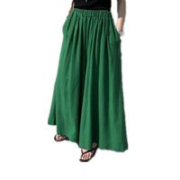 Women's Daily Casual Solid Color Ankle-length Wide Leg Pants main image 9