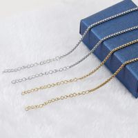 Simple Style Geometric Stainless Steel Chain Gold Plated Necklace main image 3