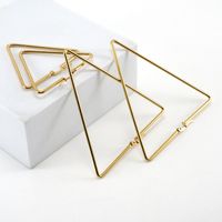 Fashion Triangle Stainless Steel Earrings Plating Stainless Steel Earrings main image 5