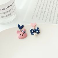 Sweet Rabbit Alloy Stoving Varnish Drop Earrings main image 1