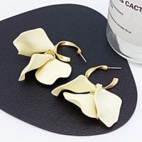 Simple Style Flower Alloy Stoving Varnish Earrings 1 Pair sku image 5