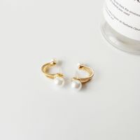 Simple Style Heart Shape Flower Resin Inlay Artificial Pearls Rhinestones Drop Earrings 1 Pair sku image 11