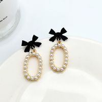 Simple Style Heart Shape Flower Resin Inlay Artificial Pearls Rhinestones Drop Earrings 1 Pair sku image 23
