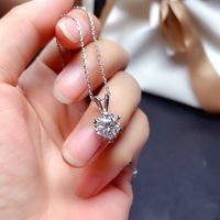 Fashion Round Copper Inlay Artificial Diamond Rings Earrings Necklace main image 5
