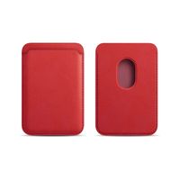 Unisex Pu Leather Solid Color Business Square Open Card Holder sku image 1