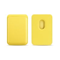 Unisex Pu Leather Solid Color Business Square Open Card Holder sku image 4