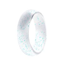 Fashion Solid Color Silica Gel Rings main image 4