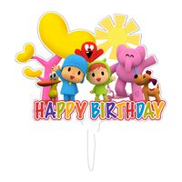 Children's Day Cartoon Paper Party Cake Decorating Supplies main image 2