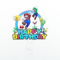 Cumpleaños Dibujos Animados Arílico Fiesta Suministros De Decoración De Pasteles sku image 1