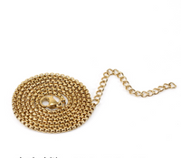 Simple Style Geometric Stainless Steel Chain Gold Plated Necklace sku image 2