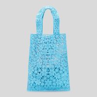 Women's Small Fabric Solid Color Basic Weave Square Open Shoulder Bag sku image 6