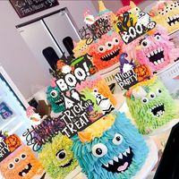 Halloween Pumpkin Castle Arylic Party Cake Decorating Supplies main image 1