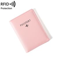 Unisex All Seasons Pu Leather Letter Solid Color Fashion Square Open Card Holder main image 5