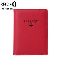 Unisex All Seasons Pu Leather Letter Solid Color Fashion Square Open Card Holder sku image 2