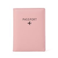 Unisex All Seasons Pu Leather Letter Solid Color Fashion Square Open Card Holder main image 4