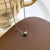 Simple Style Geometric Alloy Plating Necklace sku image 2