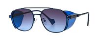 Unisex Fashion Solid Color Resin Round Frame Full Frame Sunglasses sku image 5
