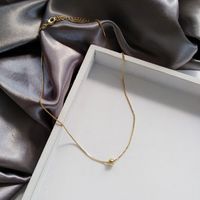Simple Style Geometric Alloy Plating Necklace main image 3
