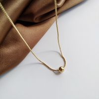 Simple Style Geometric Alloy Plating Necklace main image 1