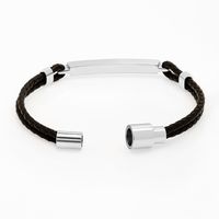 Simple Style Geometric Stainless Steel Bracelets Stainless Steel Bracelets main image 5