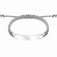Simple Style Solid Color Stainless Steel Bracelets Knitting Stainless Steel Bracelets main image 3