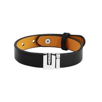 Fashion U Shape Pu Leather Plating Bracelets sku image 10