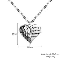 Fashion Heart Shape Copper Pendant Necklace Inlay Artificial Diamond Copper Necklaces main image 2