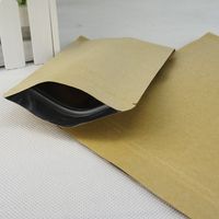 Couleur Unie Papier Kraft Sac D'emballage Alimentaire main image 5