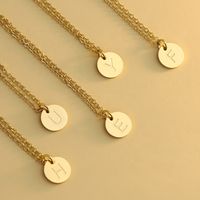 Fashion Letter Stainless Steel Pendant Necklace main image 5