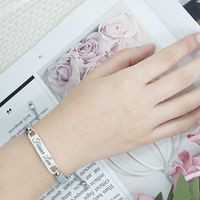 Simple Style Solid Color Stainless Steel Bracelets Knitting Stainless Steel Bracelets main image 2