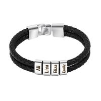 Simple Style Letter Stainless Steel Bracelets Stainless Steel Bracelets sku image 1