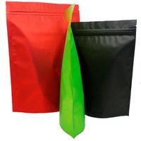 Mode Couleur Unie Plastique Sac D'emballage Alimentaire main image 4