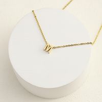 Fashion Letter Stainless Steel Pendant Necklace main image 4