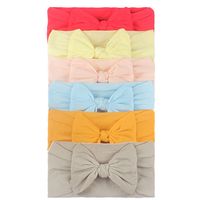 Cute Bow Knot Nylon Hair Band 6 Pieces main image 4