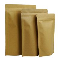 Solid Color Kraft Paper Storage Bag main image 3