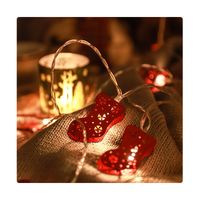 Christmas Cute Gloves Pvc Party String Lights main image 4