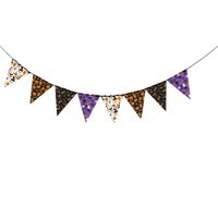 Halloween Pumpkin Ghost Paper Party Hanging Ornaments Flag sku image 2