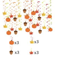 Thanksgiving Pumpkin Maple Leaf Cloth Party Flag main image 5