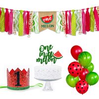 Birthday Watermelon Cloth Party Flag main image 4