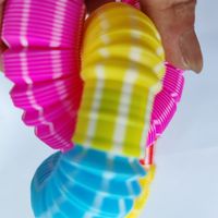 New Two-tone Extension Twist Tube Children Vent Pressure Reduction Toy main image 3