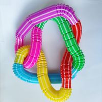 New Two-tone Extension Twist Tube Children Vent Pressure Reduction Toy main image 2