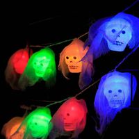 Halloween Gothic Skull Pvc Party String Lights main image 2
