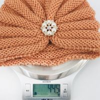 Children Unisex Fashion Solid Color Pearl Baby Hat main image 2