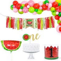 Birthday Watermelon Cloth Party Flag main image 1