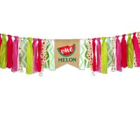 Birthday Watermelon Cloth Party Flag sku image 2