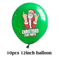 Christmas Santa Claus Emulsion Party Balloons sku image 4